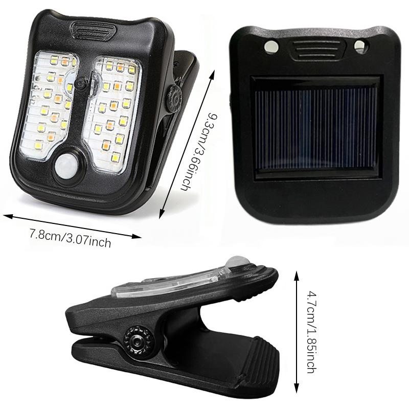 30 LED solar motion sensor light with pest deterrent, 4 lighting modes lamp, IP65 waterproof night lighting, ideal for outdoor gardens