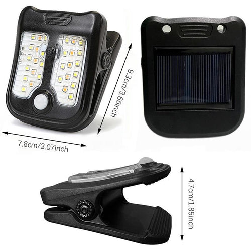 30 LED solar motion sensor light with pest deterrent, 4 lighting modes lamp, IP65 waterproof night lighting, ideal for outdoor gardens