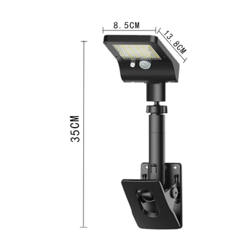CHCH Solar Outdoor Lights, Motion Sensor, White Light, Waterproof, Clip-On Garden Lights, Clip-On Lights