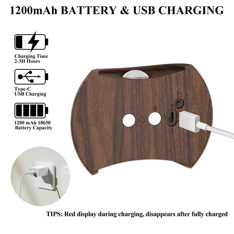 Magnetic Rechargeable Wall Light, Human Motion Sensor, Decorative Stair Lighting, No Wiring Required