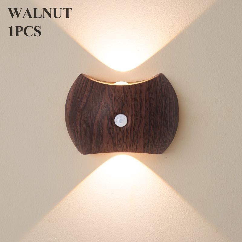 Magnetic Rechargeable Wall Light, Human Motion Sensor, Decorative Stair Lighting, No Wiring Required