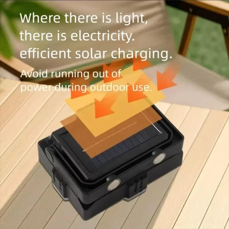 Commercial solar lantern with a power capacity providing up to 15 hours of operation; portable LED system suitable for street vending, camping, and security, with stand/support included.