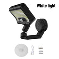 Solar Fence Light with Sensor, 92 LEDs, Adjustable Wall Light, Waterproof Deck Light, Outdoor Yard Light