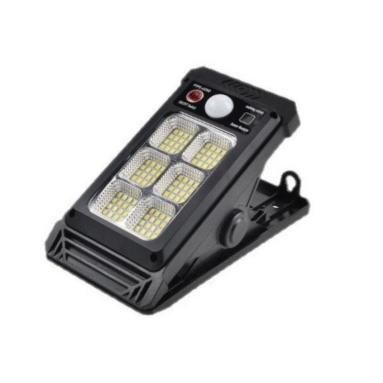 LED Solar Clamp on Motion Sensor Lights Waterproof Work Light for Outdoor Camping Lamp Fence Walls Garage Led Lamps