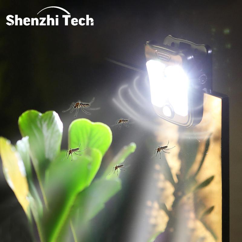 30 LED solar motion sensor light with pest deterrent, 4 lighting modes lamp, IP65 waterproof night lighting, ideal for outdoor gardens
