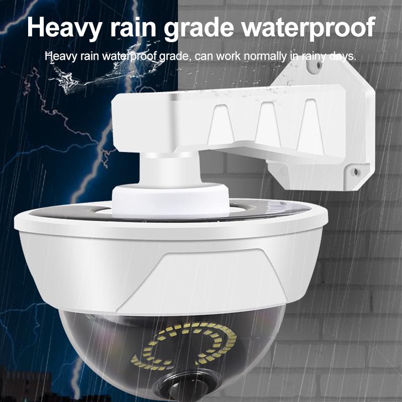 Fake Solar Camera Outdoor Waterproof CCTV Surveillance Simulation Fake Camera Family Safety Protection Lighting Dummy Camera