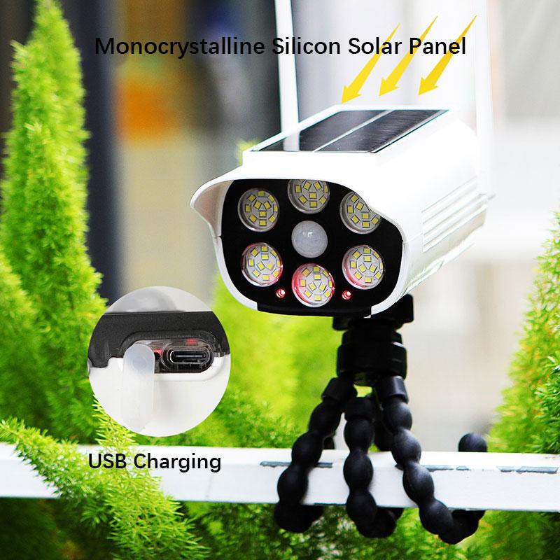 Octopus Bracket Solar Motion Sensor Light, auto on/off, 3 modes, 66 LEDs outdoor security light, 360° rotating garden light