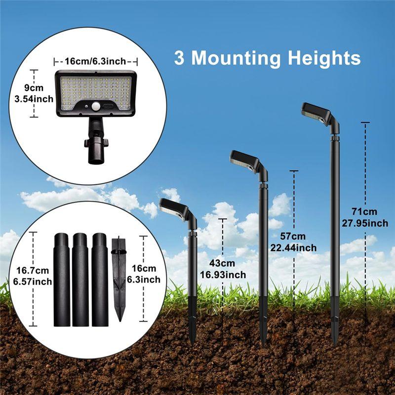 92 LED Pathway Lights — 92 waterproof LED pathway lights ideal for gardens, yards, and sidewalks