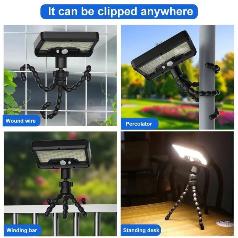 Q9QF Pack of 2 Multi-Purpose Solar Outdoor Lights, Easy Installation for Fences and Walls