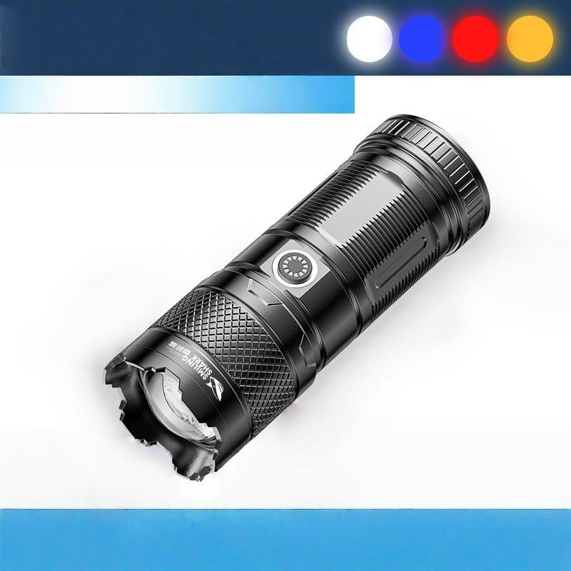 Photography fill light flashlight for spotlights—tube design with four light sources, zoomable lighting and shadows, dedicated for portrait lighting