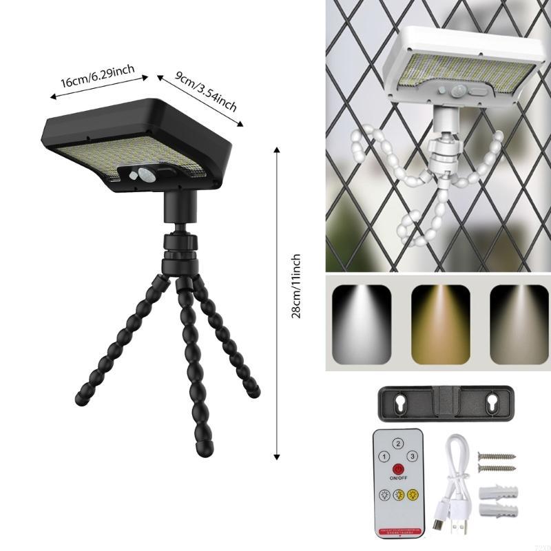 Set of 2 energy-saving solar lamps, ABS+PS textured material, for garden, yard, and pathways, 72XD