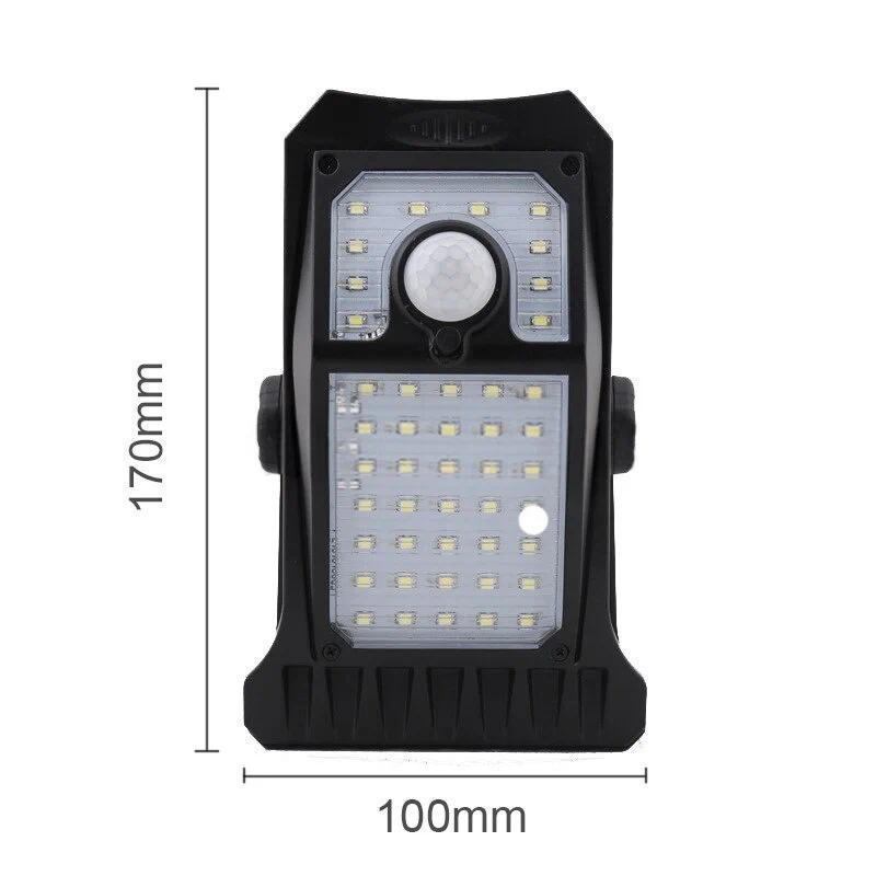 LED Solar Garden Lights Outdoor Solar Clip Light Waterproof Motion Sensor Camping Lamp Fence Street Landscape Wall Decoration